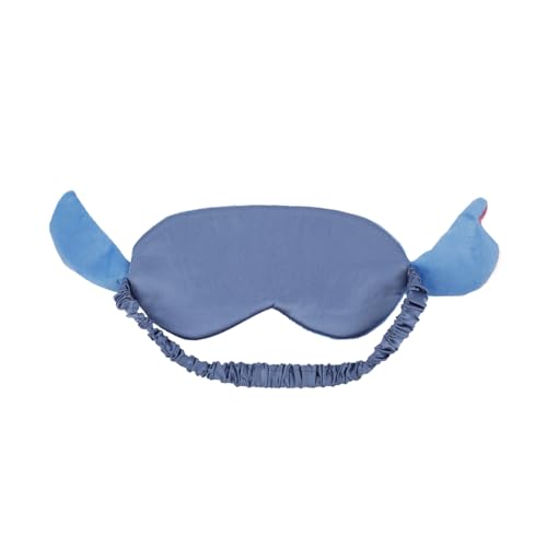 Image of Lilo & Stitch kids Travel Set with Neck Pillow, Eye Mask, and Luggage Tag - Comfort and Style for Young Travelers!