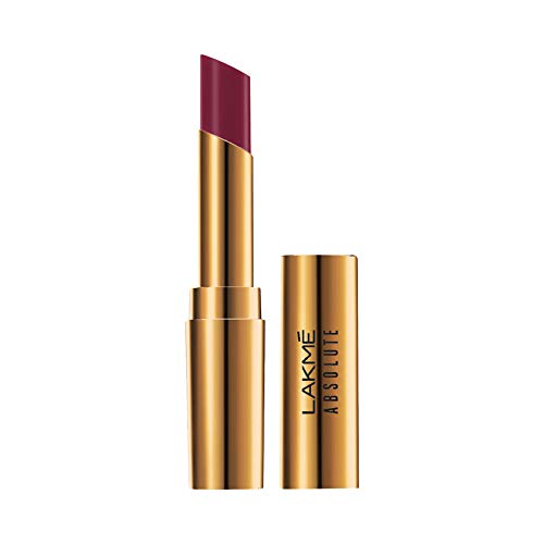 Lakme Absolute Argan Oil Lip Color, Juicy Plum, 3.4g