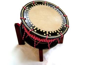 Amazon | 【舞台用太鼓】水牛皮 締め太鼓 直径36cm 台付き