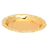 WRITWAA Placa De Metal Retro Bandeja Para Joyas Cosméticos Bandeja Metalica Escritorio Joyas