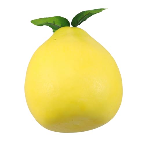 Antena de coche decorada con fruta falsa de pomelo amarillo decorativo