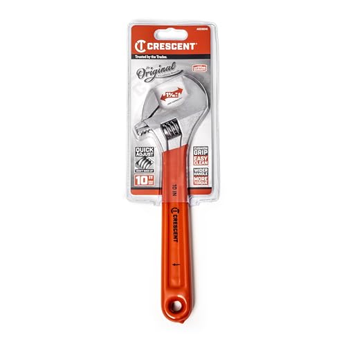 Image of Crescent 10 inch Adjustable Cushion Grip Wrench | AC210CVS