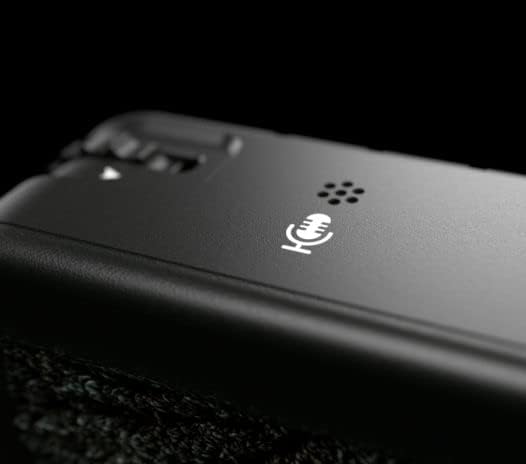 Close-up of the Deity TC-1 showing the integrated scratch microphone grille.