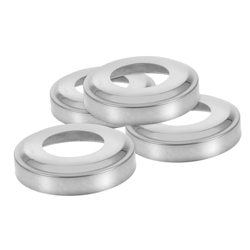 Placas protectoras de escalera para piscina de acero inoxidable 4 piezas miniatura 1