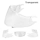 Helmvisier für Shark D Skwal D-Skwal 2 Spartan,Motorradhelm Visier,Motorrad Windschutz Helm Objektiv Visier,Integralhelm Visier UV-Beständig,Motorradhelm Visier Ersatz(Transparent)