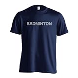 [アートワークスコウベ] バドミントン Tシャツ 半袖 練習着 ドライ BADMINTON グリッドロゴ ユニセックス S ネイビー