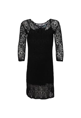Robe noire Vacanze Italiane VI25009 vêtement plage femme tendance