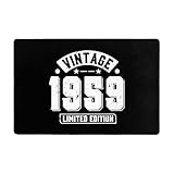 Alfombra Entrada Edición Limitada 1959 Alfombras Limpia Zapatos Lavable Alfombrilla Antideslizante Absorbente Alfombra De Baño para Pasillo Cocina Patio 40X60CM