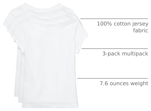 Image of The Children's Place Girls Basic Short Sleeve Layering Tee