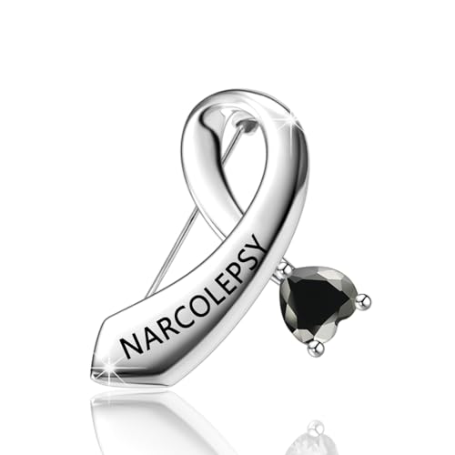 Ruban noir narcolepsie pour solidaire lors des rassemblements