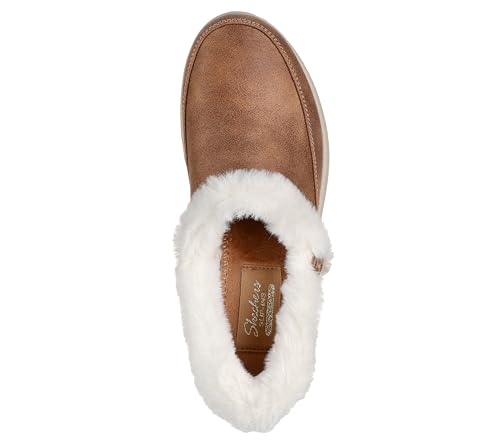 Skechers Women's COZY ESCAPE - Hands Free Slip-Ins slipper, Chestnut, 6 M