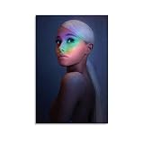 SHEFEI Ariana Grande Leinwand-Kunst-Poster und Wandkunstdruck, modernes Familienschlafzimmer, 30 x 45 cm