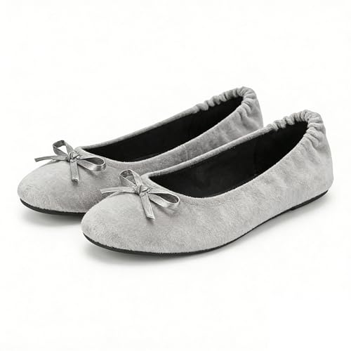 Image of Women's Foldable Ballet Flats - Portable Flat Shoes for Travel and Wedding that Fit in Your Purse
