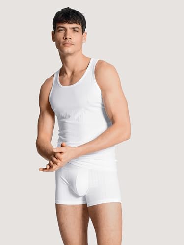 CALIDA Pure & Style Unterhemd Herren, atmungsaktiv, schnelltrocknend und geruchshemmend, mit maskulinem Nadelzug – Bild 6