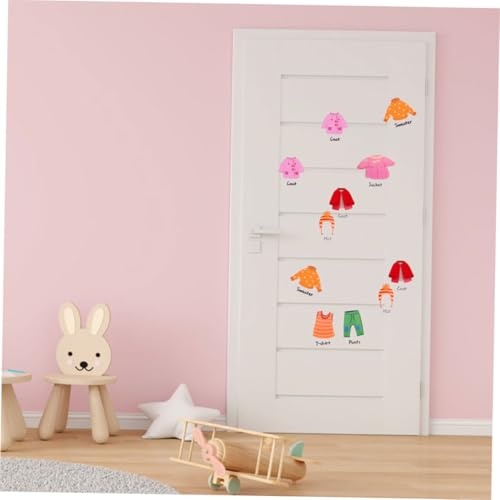 Étiquettes de classification de vêtements pour armoire et stickers décoratifs de tri - 3