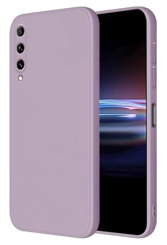 HONLEN Funda Compatible para Huawei P Smart Pro/Honor 9X Pro Case, (6.59' Inches) Líquida TPU Silicona Cover con Anti-Rasguño, Cáscara Suave Cubierta Hierba púrpura