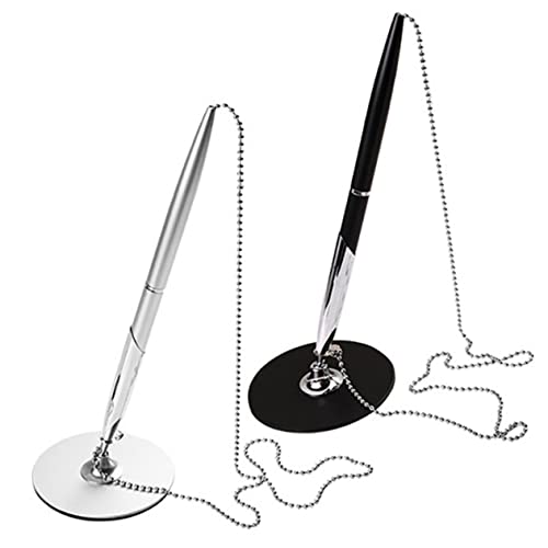 Stylo à signature fluide fixe de table pour ne plus perdre vos stylos
