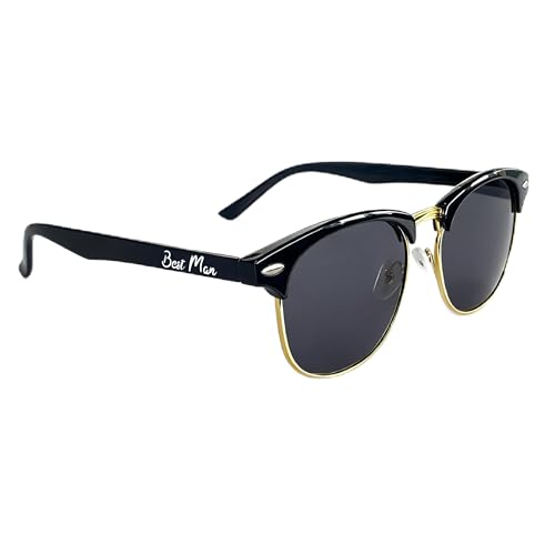 Image of Groomsmen Sunglasses for Men - Wedding Sunglasses for Groomsman Proposal Gifts, Bachelor Party Favors