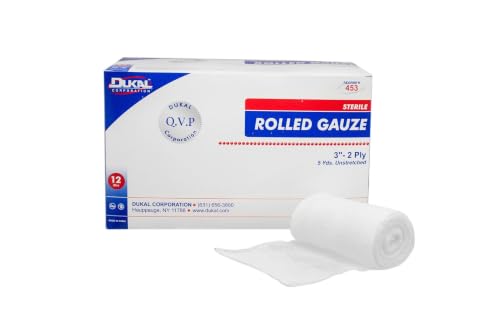 Dukal White Conforming Bandage Sterile 3" x 5 Yd 453 12 per Bag miniatura 1