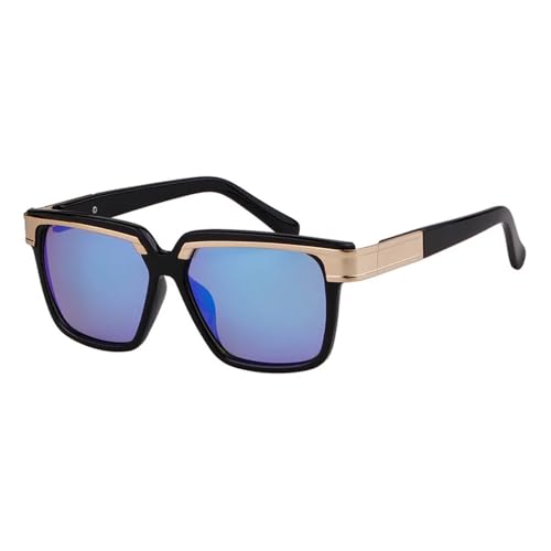 Lunettes de soleil carrées gothiques monture écaille de tortue cool