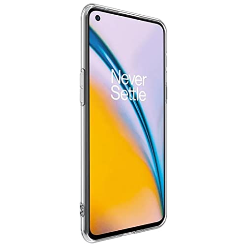 Image of Crystal Clear Back Case for OnePlus Nord2 5G | Raised Bumps for Camera & Screen Protection | Clear Soft Silicone Back Case Cover for OnePlus Nord2 5G (TPU | Transparent)