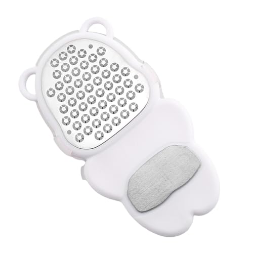 Generisch Rascador de pies – raspador de acero inoxidable en forma de oso, para piel muerta | Para piel agrietada, áspera, dura, seca, uñas, dedos de los pies y