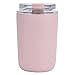 Kubek do kawy o pojemności 280 ml, przenośny termos o dużej pojemności Matowa tekstura na podróż na kempingu na sok Kawa z mlekiem(Różowy)