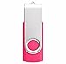USB Stick Twister 512 mb -128 gb USB 2.0/3.0 USB Speicherstick, Flash Drive, Metall Drehbar, schneller Datentransfer, Speichermedium | tragbarer Speicher | USB-Stick (Rosa, 512 mb USB 2.0)