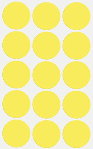 Royal Green Round Sticker Labels, 30mm / 1.25 Inch - 75 Pack