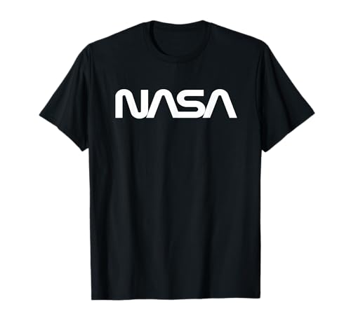 Major Future Weltraumforscher NASA Shop Classic NASA Worm White Logo T-Shirt