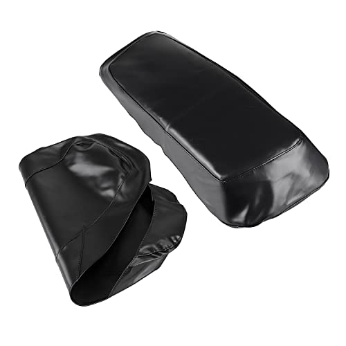 2 Piezas Cubiertas Protectores Rígidas Laterales para Altavoces de Alforjas para Motocicleta Harley Touring Road King Electra Street Glide 1997-2013 Negro miniatura 3