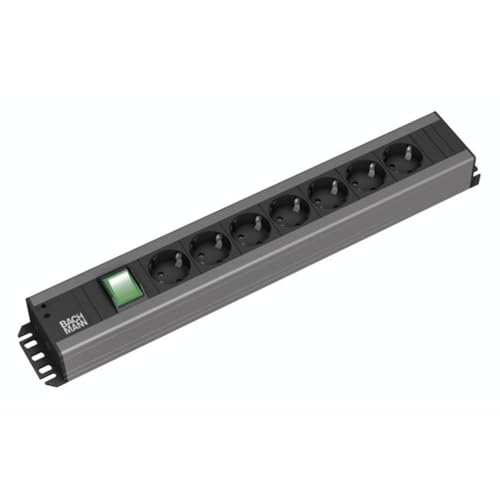 Regleta de 7 enchufes Bachmann profesional para evitar falta de tomas