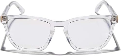 Quay - Blue Light Glasses for Men & Women, Square Frame, Eyewear for Screentime Protection (Hardwire, Clear/Clear Blue Light Lens)