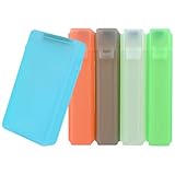 ROMISBABA 5インチハードディスクケース 5個セット 耐衝撃プラスチック製ハードドライブプロテクター 家庭 オフィス用収納ボックス