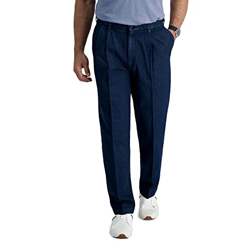 Haggar Men's Pleat & Flat Front Denim - Regular & Big & Tall