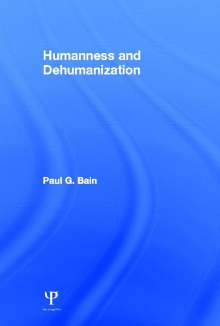 Buy Humanness and Dehumanization โ BookShops.in