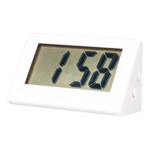 Reloj de escritorio - Reloj digital con batería pequeño | Reloj despertador eléctrico para escritorio, pequeños relojes eléctricos con pantalla LED para cocina, aula, dormitorio, accesorios de escrito