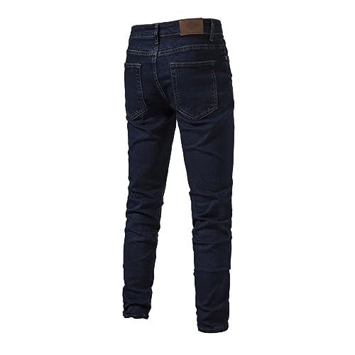 Thatrich Skinny Jeans for Men Low Stretch Slim Fit Wash Denim Jeans Casual Fashion Pants Streetwear Outdoor Straight Fit Pant2