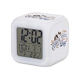 Fonctions intégrées : Affichage de l’heure, date (jour et mois), température et alarme