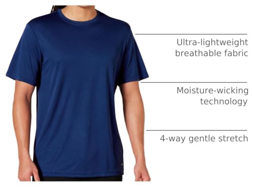 Image of Amazon Essentials Men's Moisture Wicking Breathable Performance Tech Workout T-Shirts, Pack of 2