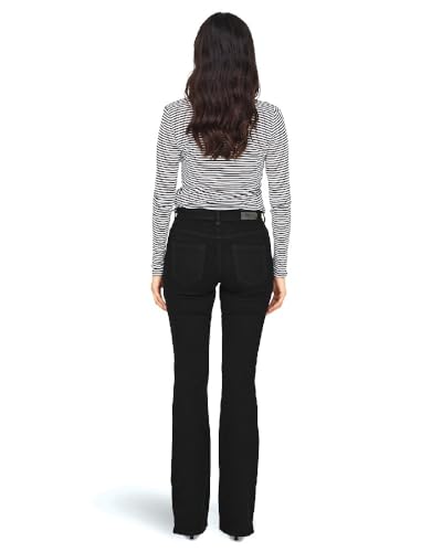 Image of Only Women's Mid Rise Bootcut Flared Jeans | Stretchy & Stylish Retro Look
