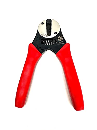 GIZWIZ DT Deutsch Closed Barrel D-Sub 4-Way Indent Ratchet Crimper AWG 12-20 DIN 0.5-4.0mm²