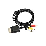RUITROLIKER AV Audio Video Composite Cable,Compatible for Xbox 360 Slim 1.8 M/5.9 FT