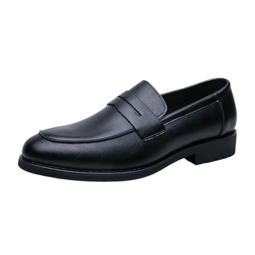 Zapatos de vestir para hombre en cuero elegante con puntera afilada