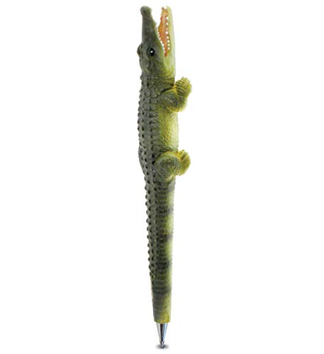 Planet Pens Alligator Novelty Pen - Cute Fun & Unique Kids & Adults Office Supplies Ballpoint Pen, Colorful Wild Life Writing Pen Instrument For School & Office Desk Decor #TOP13