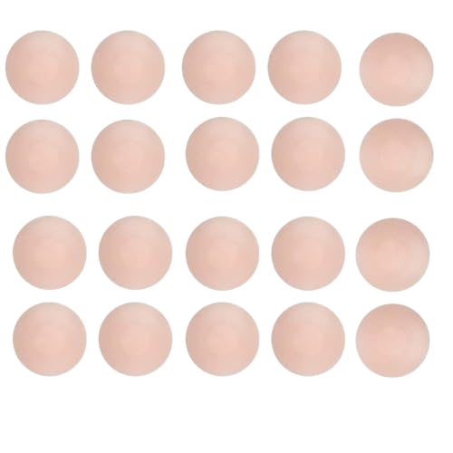 Reusable Silicone Nipple Covers for Women Invisible Adhesive Pasties Ultra Thin Round Seamless Breast Covers Skin Tone Comfortable Natural Finish Washable Reusable for Daily Wear Party Gym (10 Pairs)-image-41
