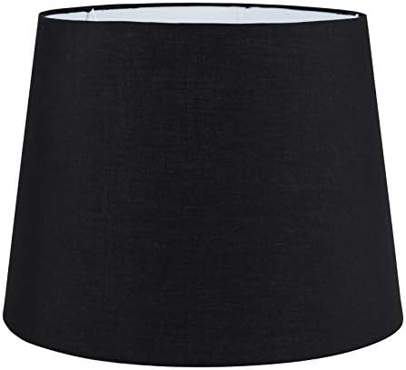 25cm Modern Tapered Table/Floor Lamp Light Shade in a Grey Fabric Finish