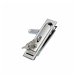 postfachschrank büro Material: Aluminium MS712 147x36mm Flugzeugschloss for Metallkabinett Industrieller Verteilung Box Flugzeugschloss Aluminium Ebene Postfachschrank (Color : with Latch)
