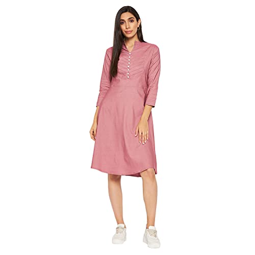 Image of CAMEY Women Striped Cotton Dress