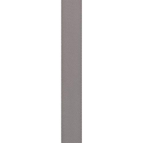 Image of Berwick Offray 072479 7 /8 inch Wide Single Face Satin Ribbon, Silver Gray, 6 Yds